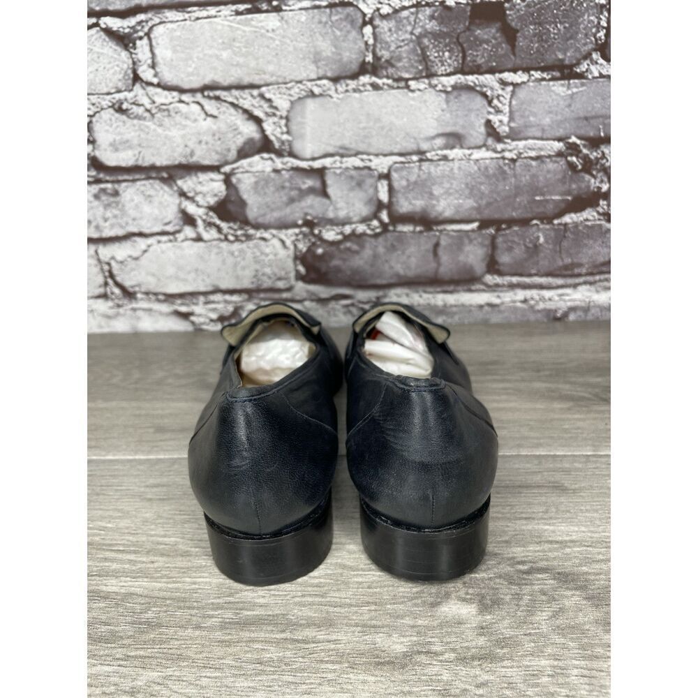Barker Flex Fine English Shoes Navy Blue Leather Loafers Women Sz 7AA US/37.5EU - Picture 5 of 16